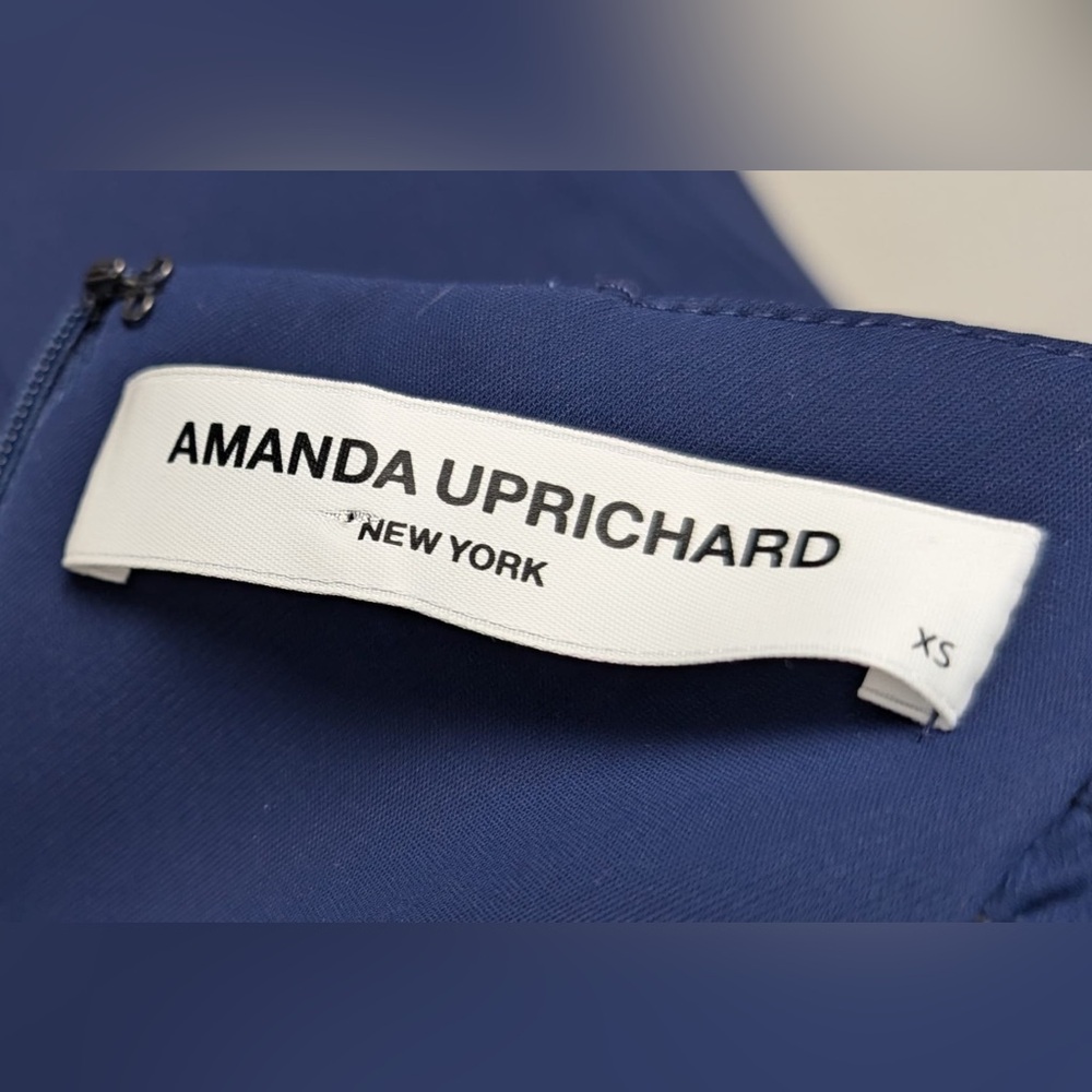 AMANDA UPRICHARD NAVY MAXI DRESS - Picture 2 of 4